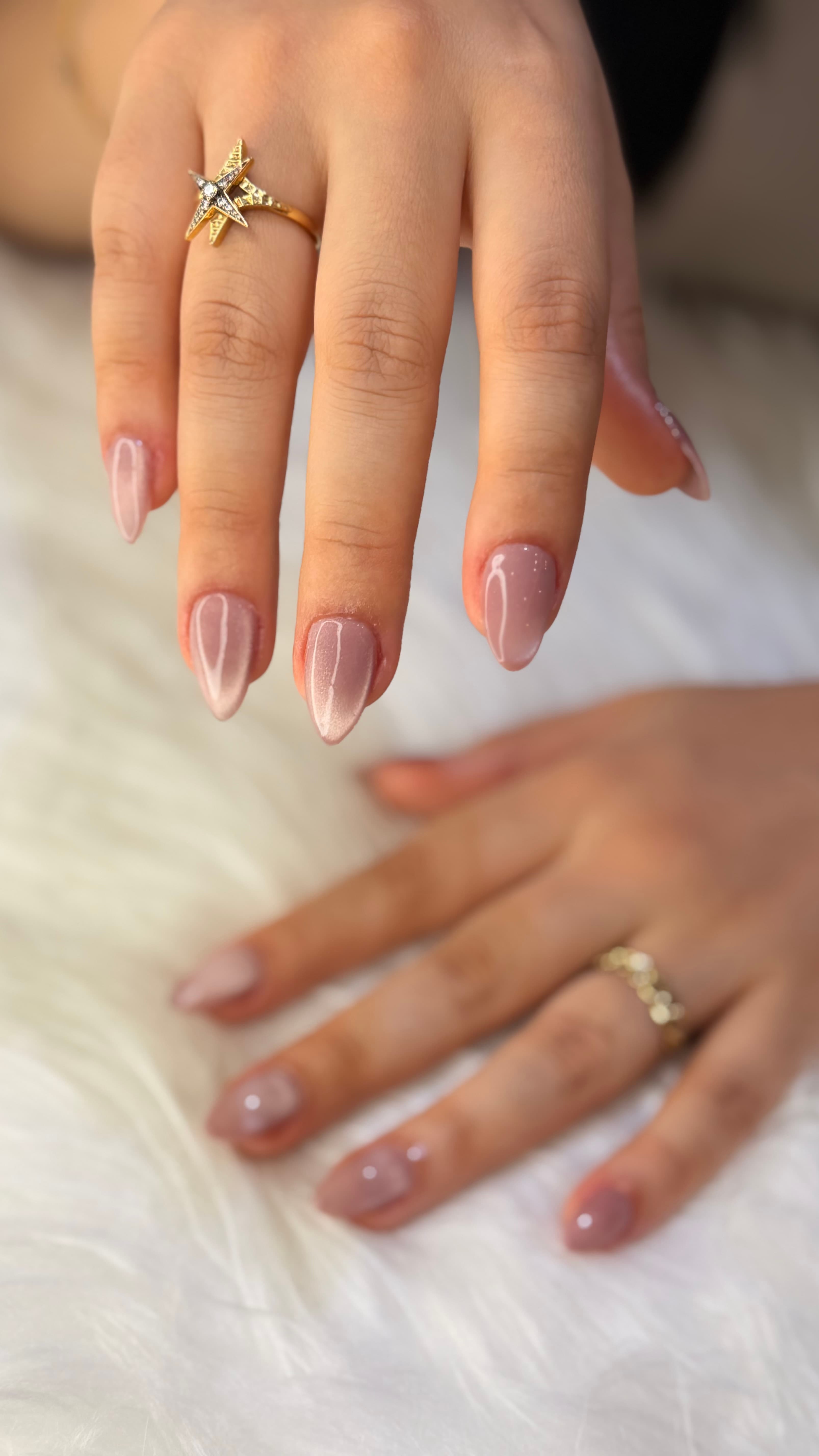 Soft gel manicure at Paloma Salon Barsha Heights